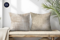 Seamless Boho Linen Neutral Fabric Texture Digital Paper Product Image 2