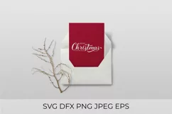 Merry Christmas and Happy New Year. Holidays quote SVG Product Image 2