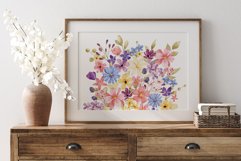 Sublimation design, flowers and leaves, PNG file. Product Image 6
