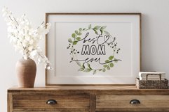 Sublimation design, best mom, PNG file. Product Image 5
