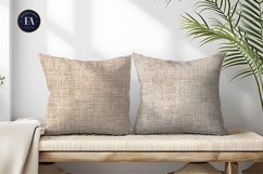 Boho Linen Texture Neutral Fabric Seamless Digital Paper Product Image 2