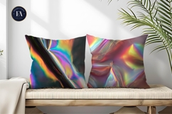 Holographic Foil Iridescent Rainbow Digital Paper Product Image 2