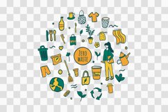 Vector illustration of Zero waste doodle Product Image 3