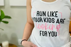 Run Like Your Kids Are Looking For You SVG DXF PNG EPS Product Image 1