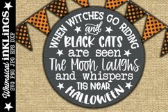 When Witches Go Riding- Halloween SVG Product Image 1