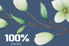 Floral Watercolor Clipart Product Image 2