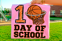100th day school, basketball png, school basketball, teacher sublimation, classroom shirt, student shirt png, school celebration, sports school png, back to school design, basketball shirt