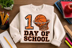 100th day school, basketball png, school basketball, teacher sublimation, classroom shirt, student shirt png, school celebration, sports school png, back to school design, basketball shirt