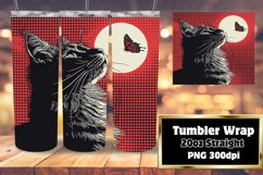 Cat Charm Collection: Sublimation Tumblers for Feline Fans Product Image 1