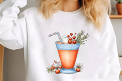 Whimsical Christmas Cocktail Clipart Product Image 3