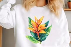 Watercolor Tropical Jungle Clipart Product Image 3