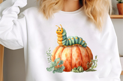 Watercolor Hungry Caterpillar Clipart Product Image 3
