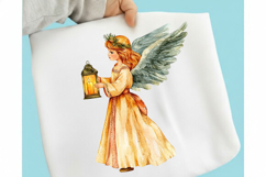 Vintage Christmas Angel Clipart Product Image 3