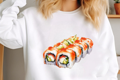 Watercolor Japanese Food Clipart Product Image 3