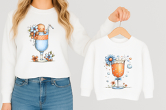 Whimsical Christmas Cocktail Clipart Product Image 4