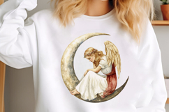 Vintage Christmas Angel Clipart Product Image 4