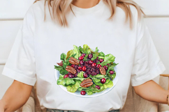 Watercolor Christmas Dinner Clipart Product Image 4