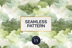 Matcha Green Tea Pattern, Matcha Aesthetic Digital Paper Product Image 3