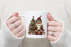 Whimsical Christmas Santa Clipart Png Product Image 5