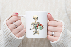 Funny Skeleton Christmas Clipart Product Image 5