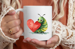 Watercolor Hungry Caterpillar Clipart Product Image 5