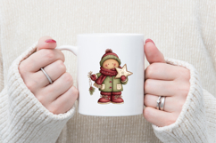 Whimsical Christmas Gingerbread Clipart Product Image 5