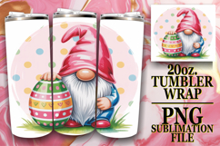 RADIANT ENCOUNTERS 20oz TUMBLER WRAP, Easter Gnomes Product Image 1