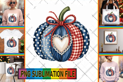 Charming TOTE BAG Art PNG, Pumpkin Watercolor Product Image 1