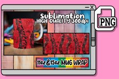 Stylish Elegant 3D Raised Mug Sublimation Design 11oz 15oz Product Image 1