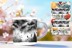 Charming 15oz Mug Wrap Png Artwork , Halloween Product Image 1