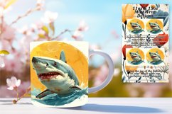 Marine Mosaic: Colorful Sublimation Shark Pad 11oz/15oz Product Image 1