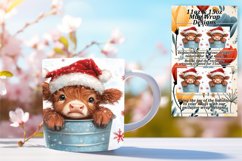 Radiant 11oz Mug Wrap Png Artwork , Christmas Product Image 1