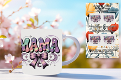 Sweet 15oz Mug Wrap Png Artwork , Mama Product Image 1