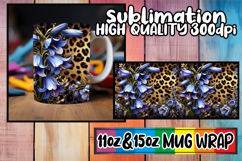 Sweet escapes 11oz 15oz sublimation wrap, Leopard Prints Product Image 1