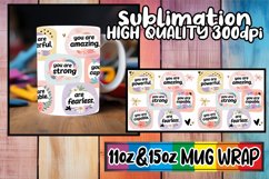 Uplifting dreams 11oz 15oz mug wrap, Quote Product Image 1