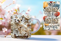 Meow Majesty: Sublimation Cat Lover Mug - 3D Design Product Image 1