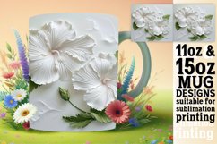 3D Petal Radiance: Mug Sublimation Product Image 1