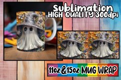 Autumn Harvest: 3D Halloween Mug Sublimation Wraps Product Image 1