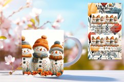 Christmas Gingerbread Man Wrap 11oz/15oz Mug Sublimation Product Image 1