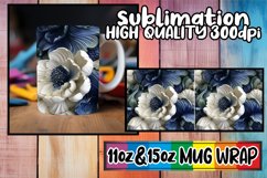 Abstract Fusion 3D Mug Wrap, 11oz 15oz Sublimation Product Image 1