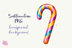Disco Candy Cane Clipart Groovy Disco PNG Product Image 2