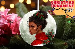 Sublimation Car Coaster Magic, Xmas Girl Product Image 1