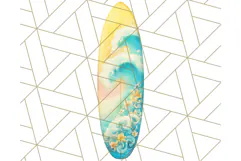 Sky Blue and Sunshine Yellow Summer Clipart PNG, Tropical Product Image 5