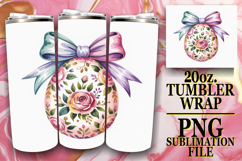 WHIMSICAL ESCAPES 20oz TUMBLER WRAP, Easter Egg Product Image 1
