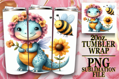 PRESENT OF LIGHT 20oz TUMBLER WRAP, Dino Product Image 1