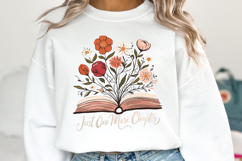 Book &amp; Flowers SVG | Svg Cut File Product Image 1