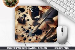 Vintage Mouse Pad Sublimation PNG Design - Mouse Pad PNG Product Image 1