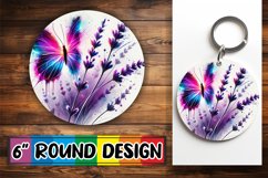 Blissful Round Designs PNG, Butterfly Product Image 1