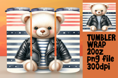 20oz Tumbler Template for Gifts , Teddy Bear Product Image 1