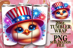 PRESENT OF LAUGHTER 20oz TUMBLER WRAP, USA Animals Product Image 1